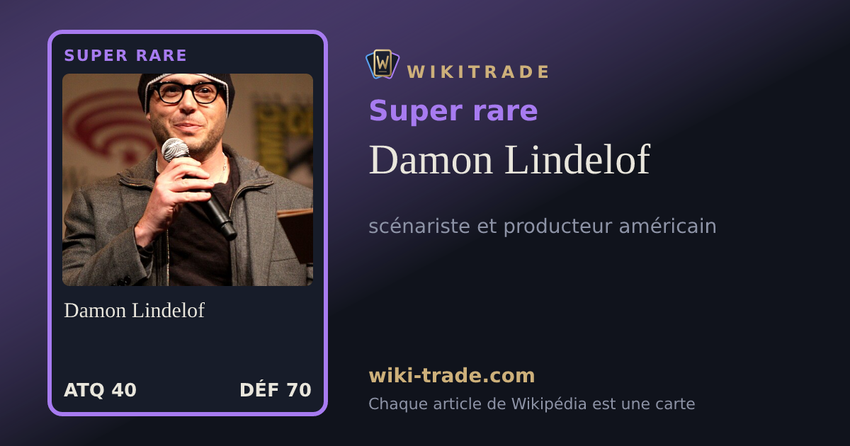 Damon Lindelof — carte Super rare