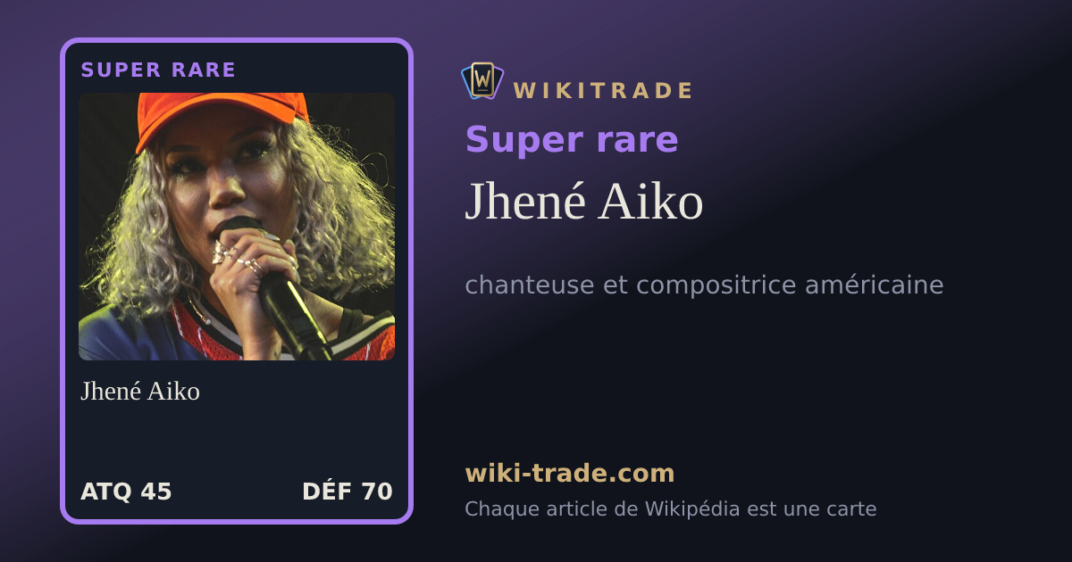 Jhené Aiko — carte Super rare