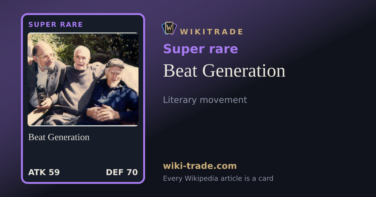 Beat Generation — Super rare card