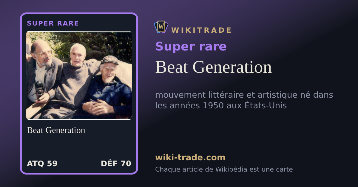Beat Generation — carte Super rare
