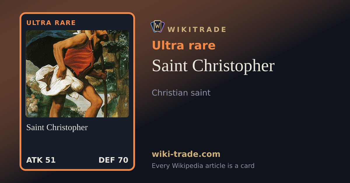 Saint Christopher — Ultra rare card