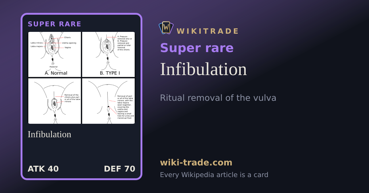 Infibulation — Super rare card