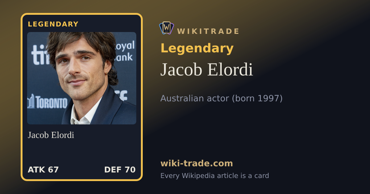 Jacob Elordi — Legendary card