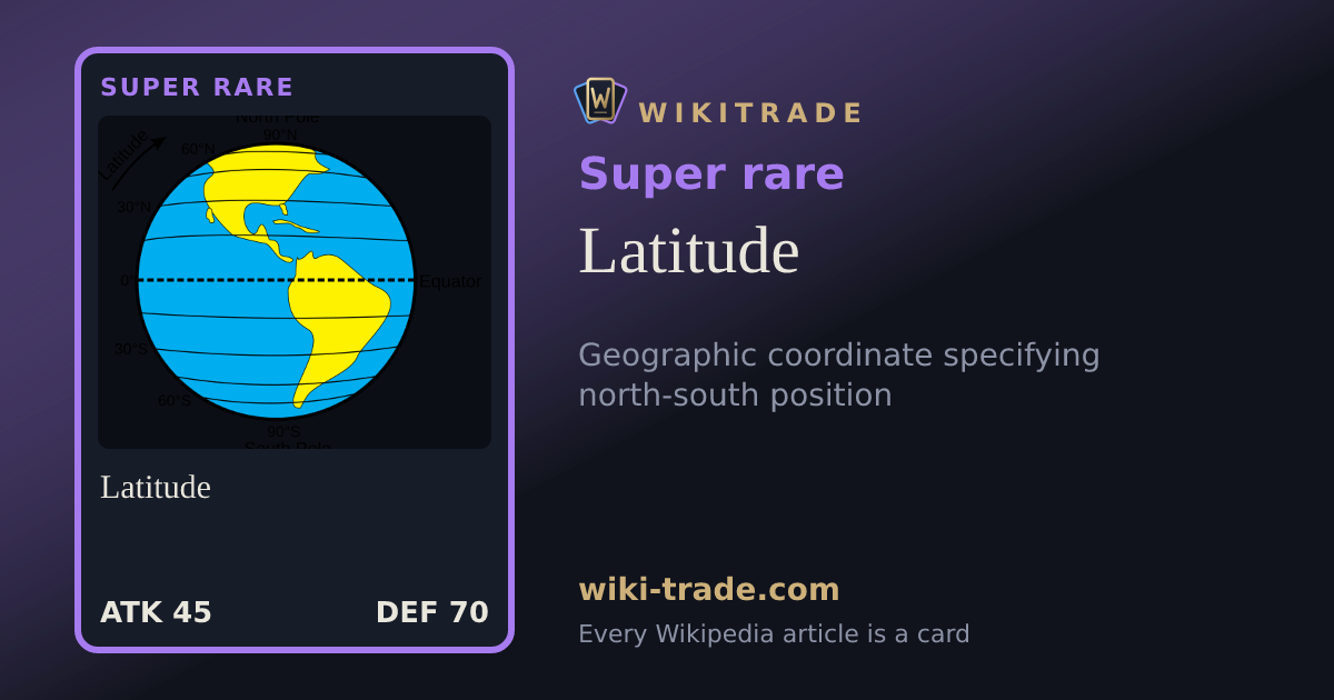 Latitude — Super rare card