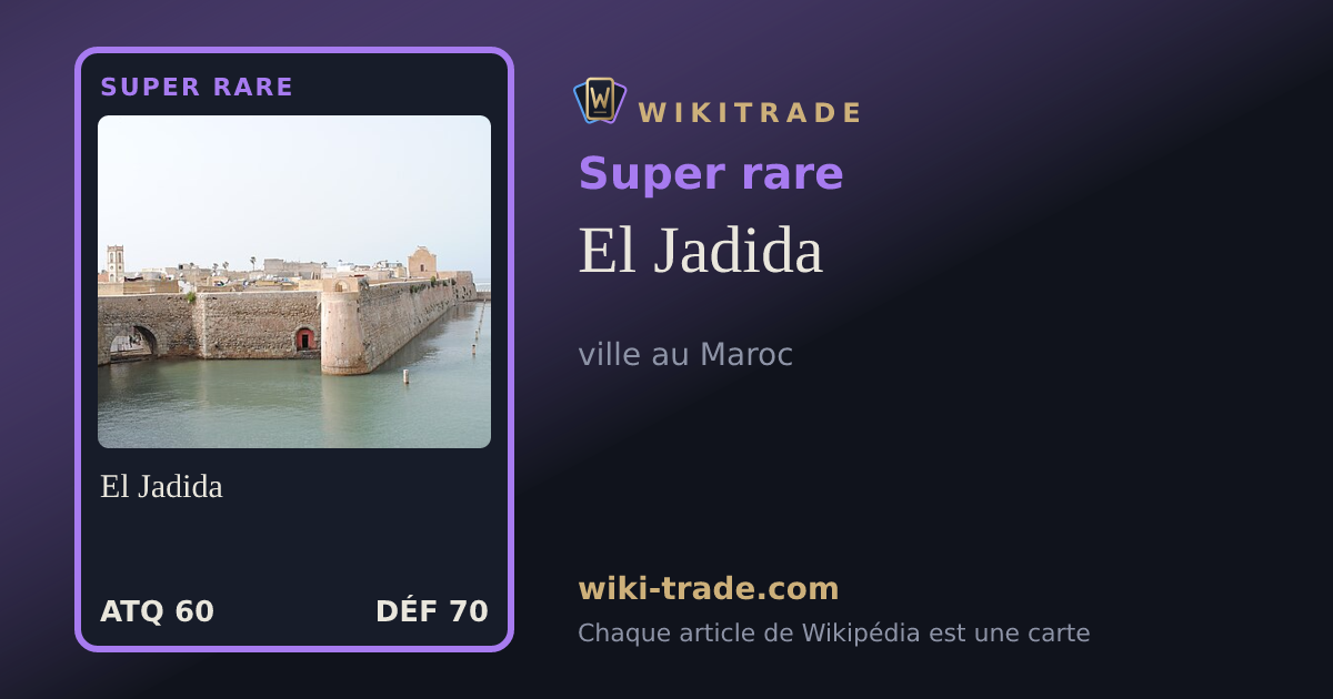 El Jadida — carte Super rare