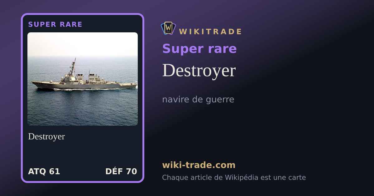 Destroyer — carte Super rare