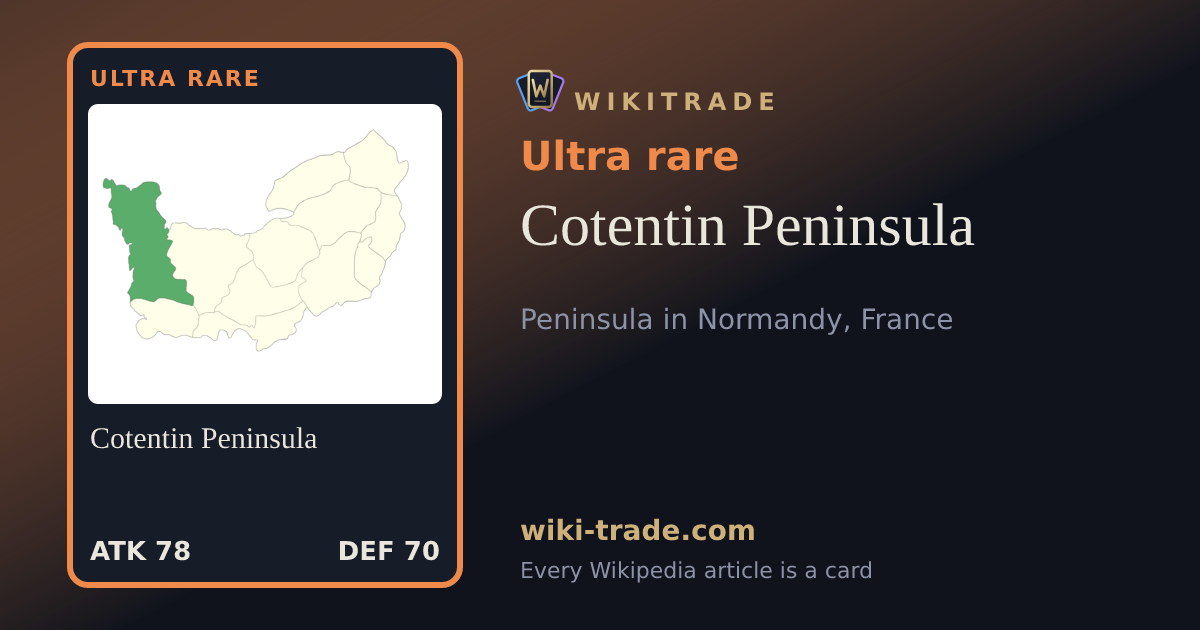 Cotentin Peninsula — Ultra rare card