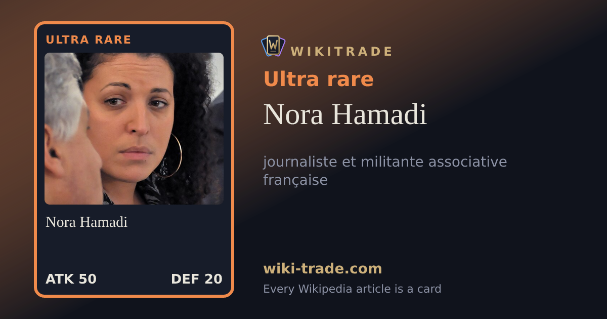 Nora Hamadi — Ultra rare card