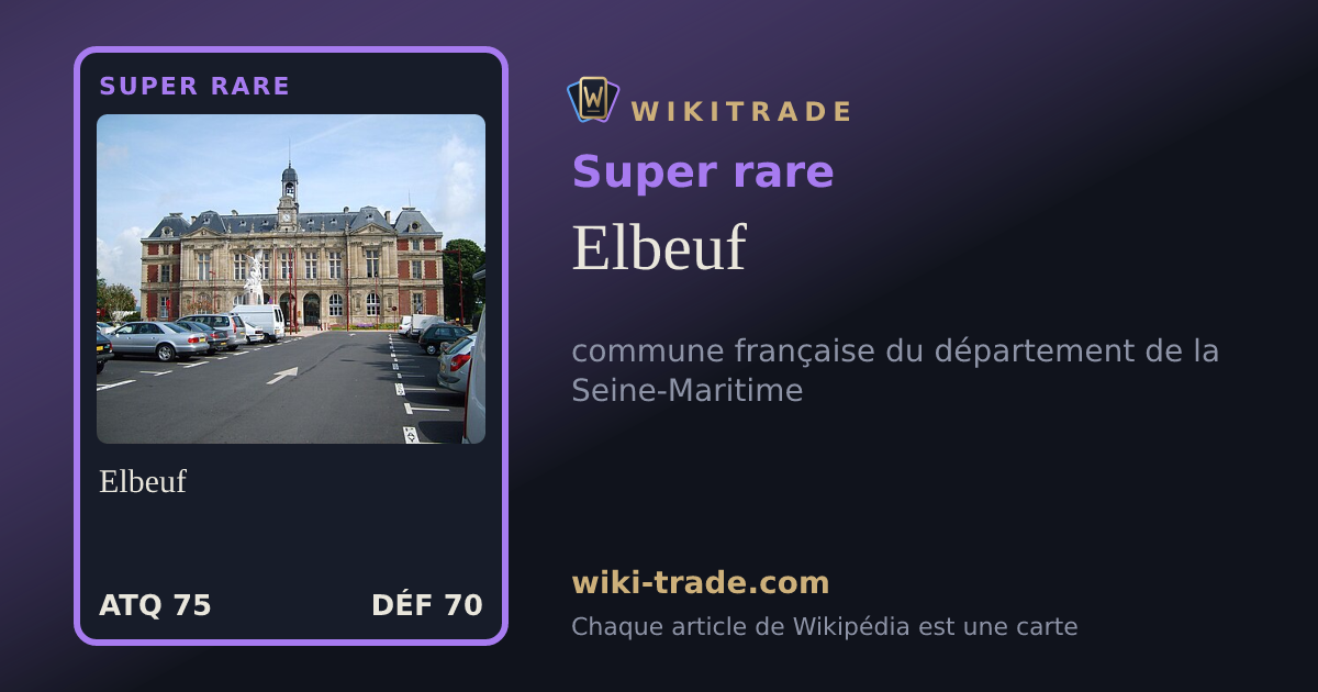 Elbeuf — carte Super rare