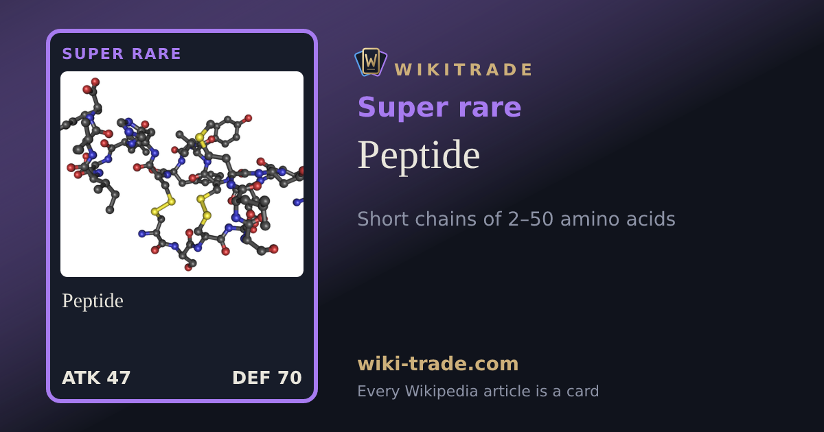 Peptide — Super rare card