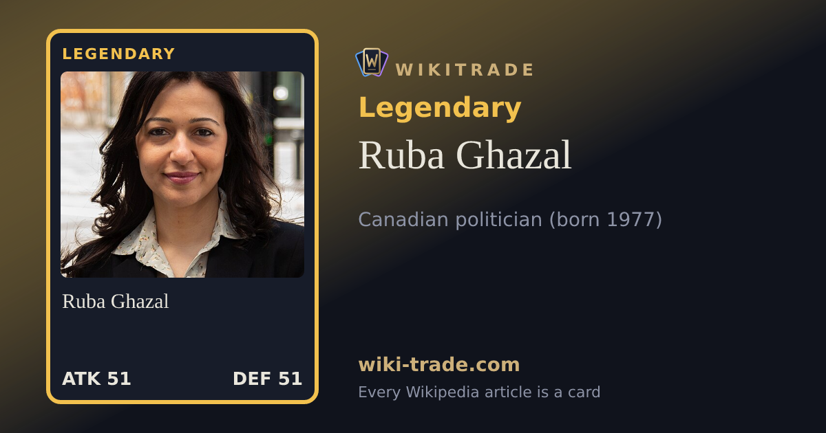 Ruba Ghazal — Legendary card