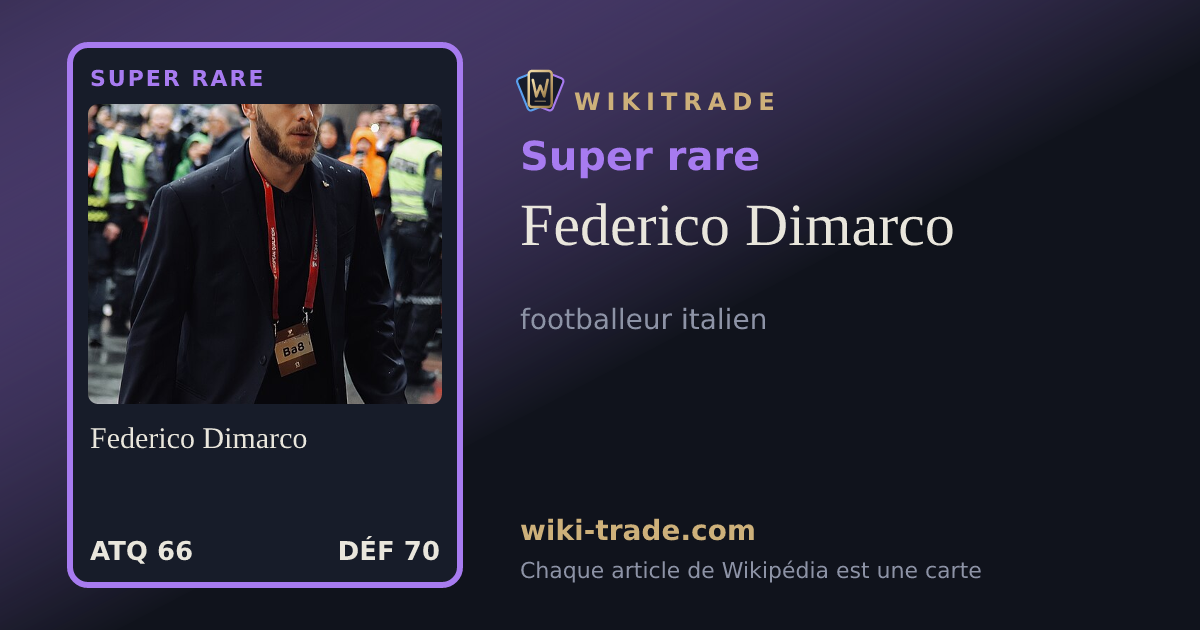 Federico Dimarco — carte Super rare