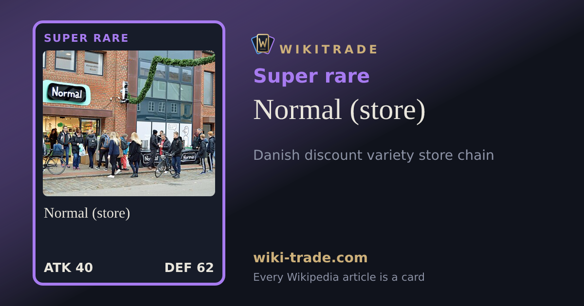 Normal (store) — Super rare card