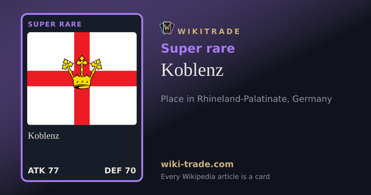 Koblenz — Super rare card