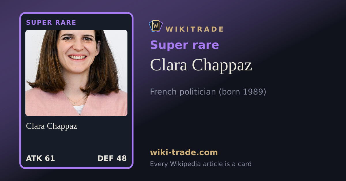 Clara Chappaz — Super rare card