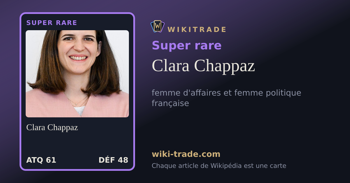 Clara Chappaz — carte Super rare