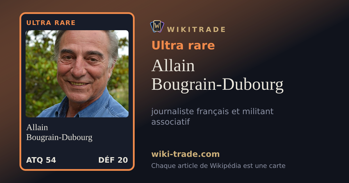 Allain Bougrain-Dubourg — carte Ultra rare