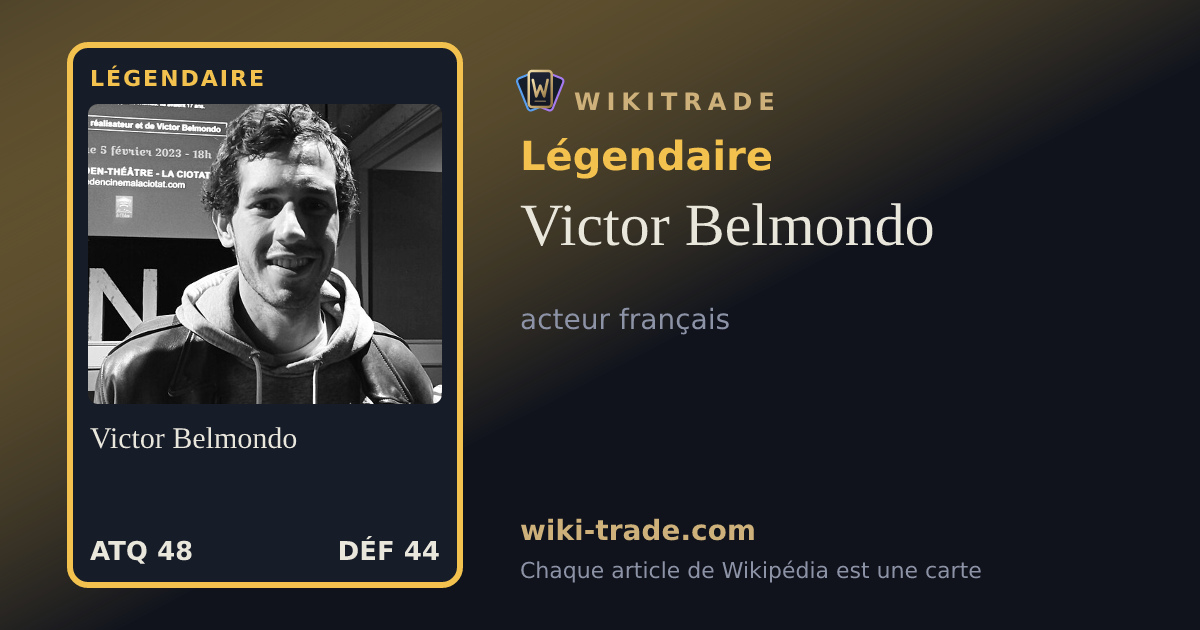 Victor Belmondo — carte Légendaire