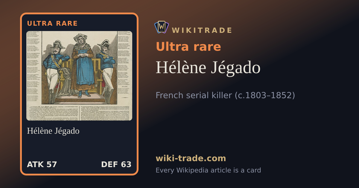 Hélène Jégado — Ultra rare card