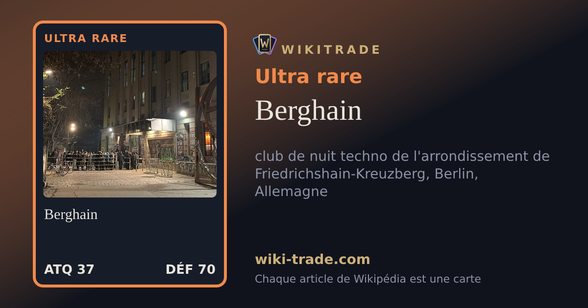 Berghain — carte Ultra rare