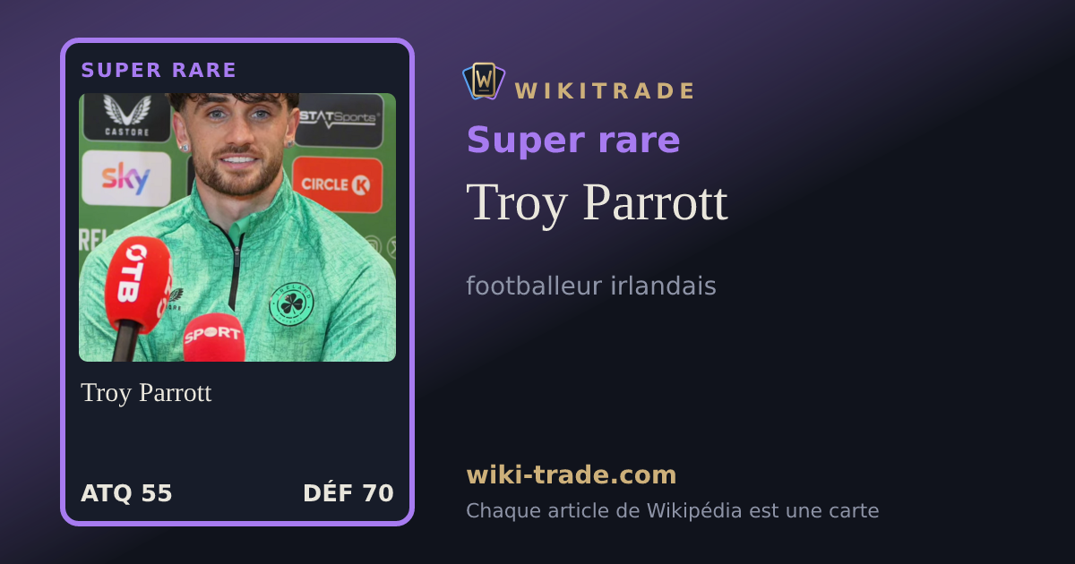 Troy Parrott — carte Super rare