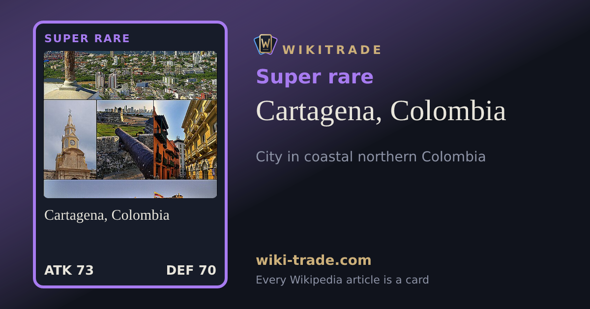 Cartagena, Colombia — Super rare card