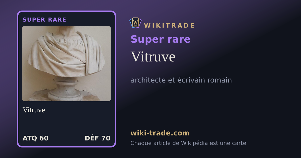 Vitruve — carte Super rare