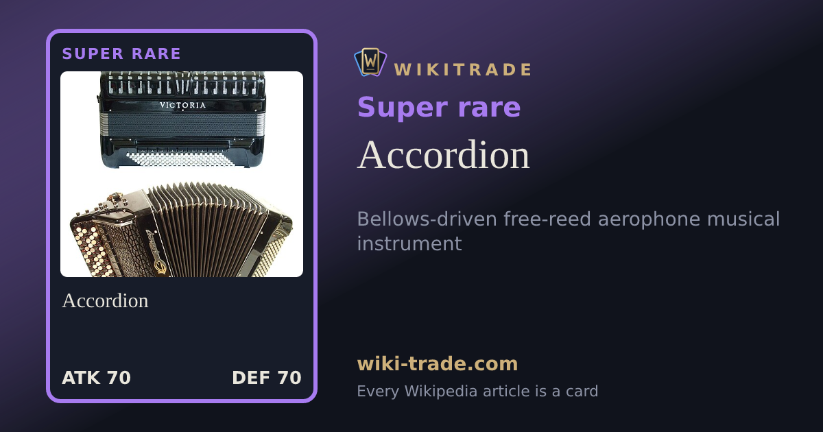 Accordion — Super rare card