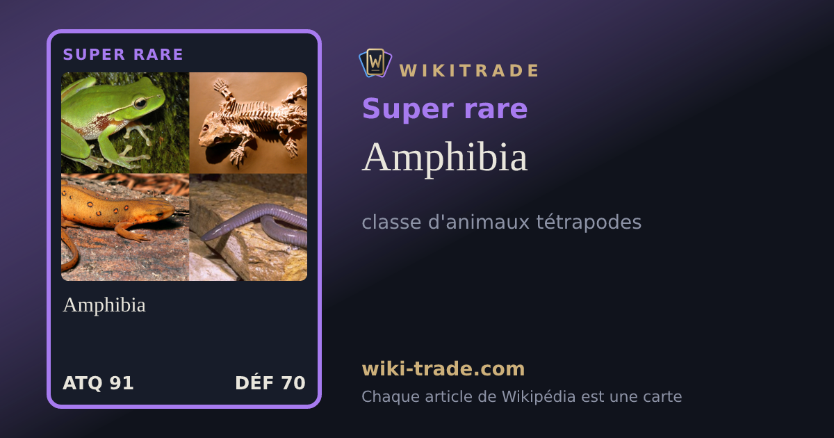 Amphibia — carte Super rare