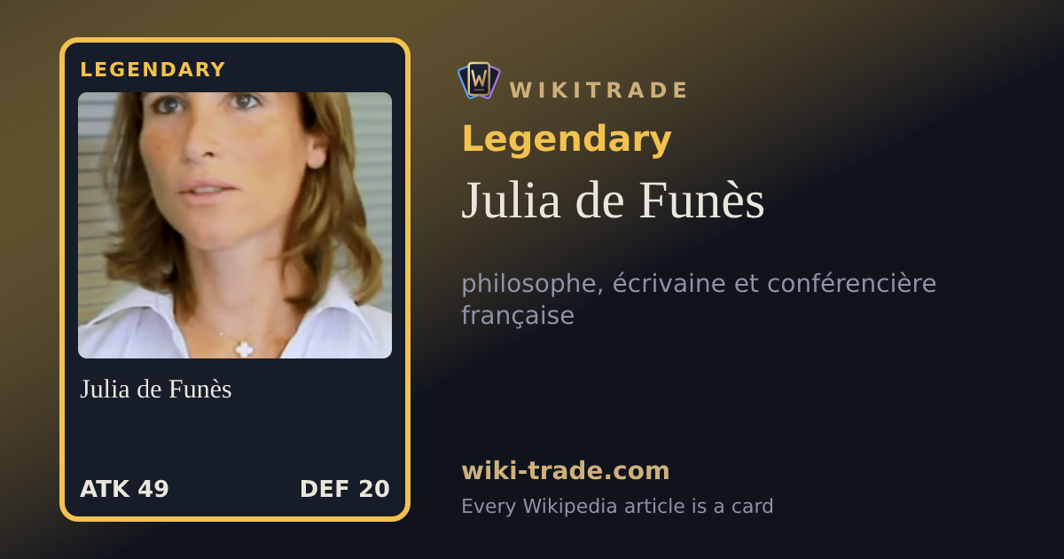 Julia de Funès — Legendary card