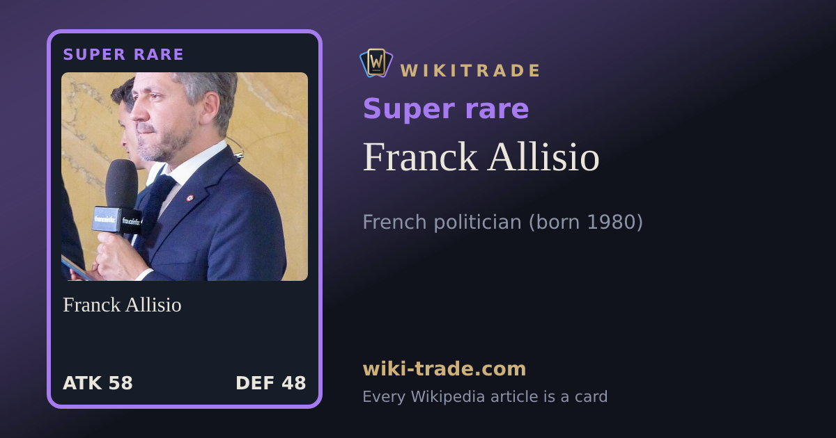 Franck Allisio — Super rare card
