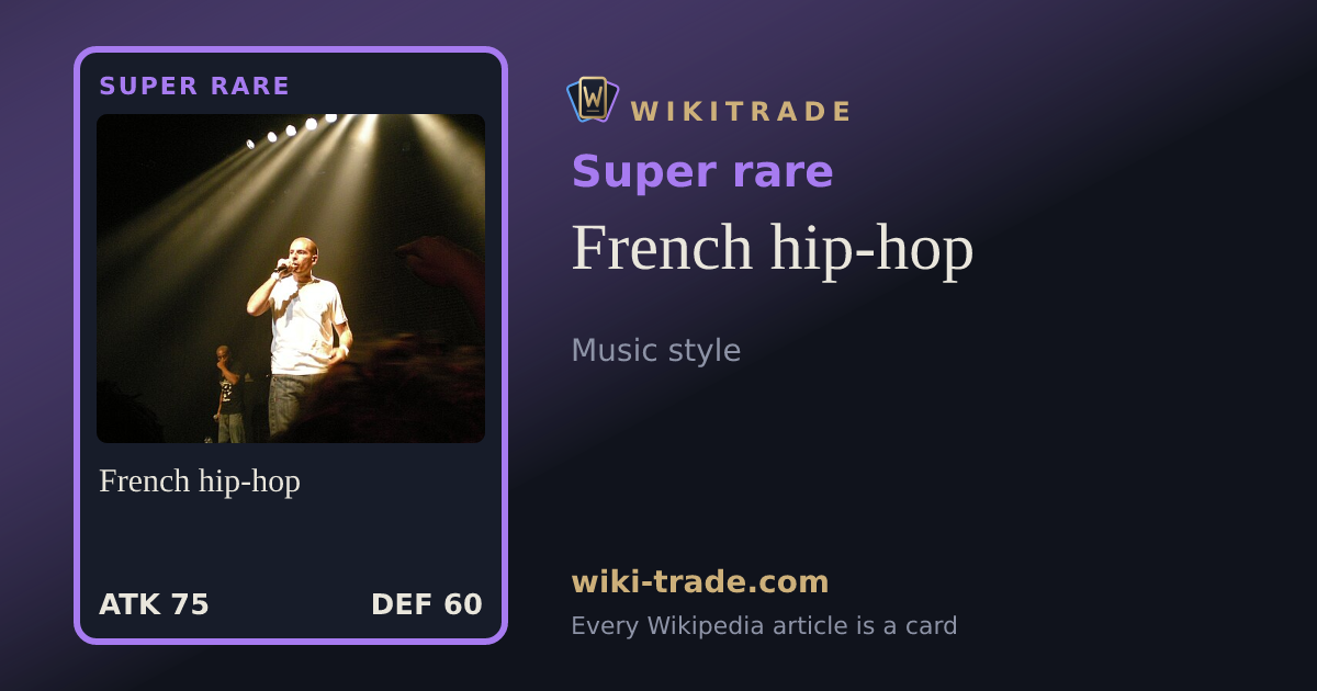 French hip-hop — Super rare card