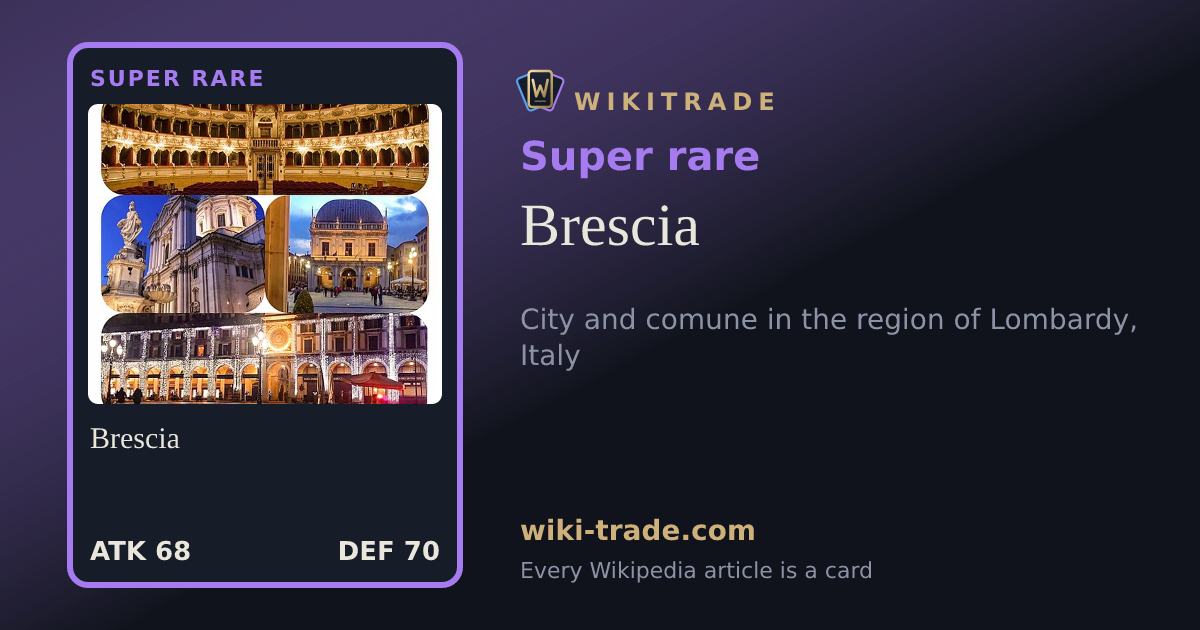 Brescia — Super rare card
