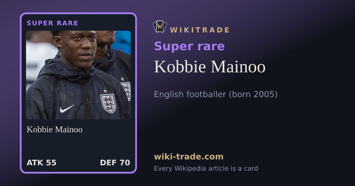 Kobbie Mainoo — Super rare card