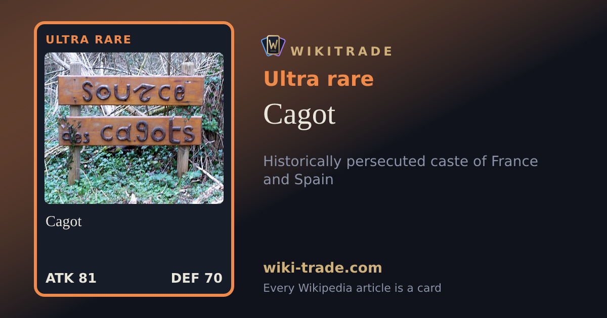 Cagot — Ultra rare card