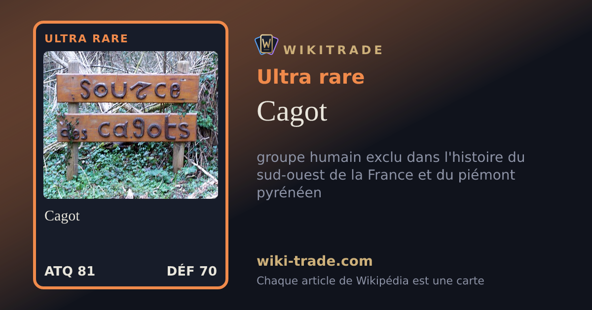 Cagot — carte Ultra rare