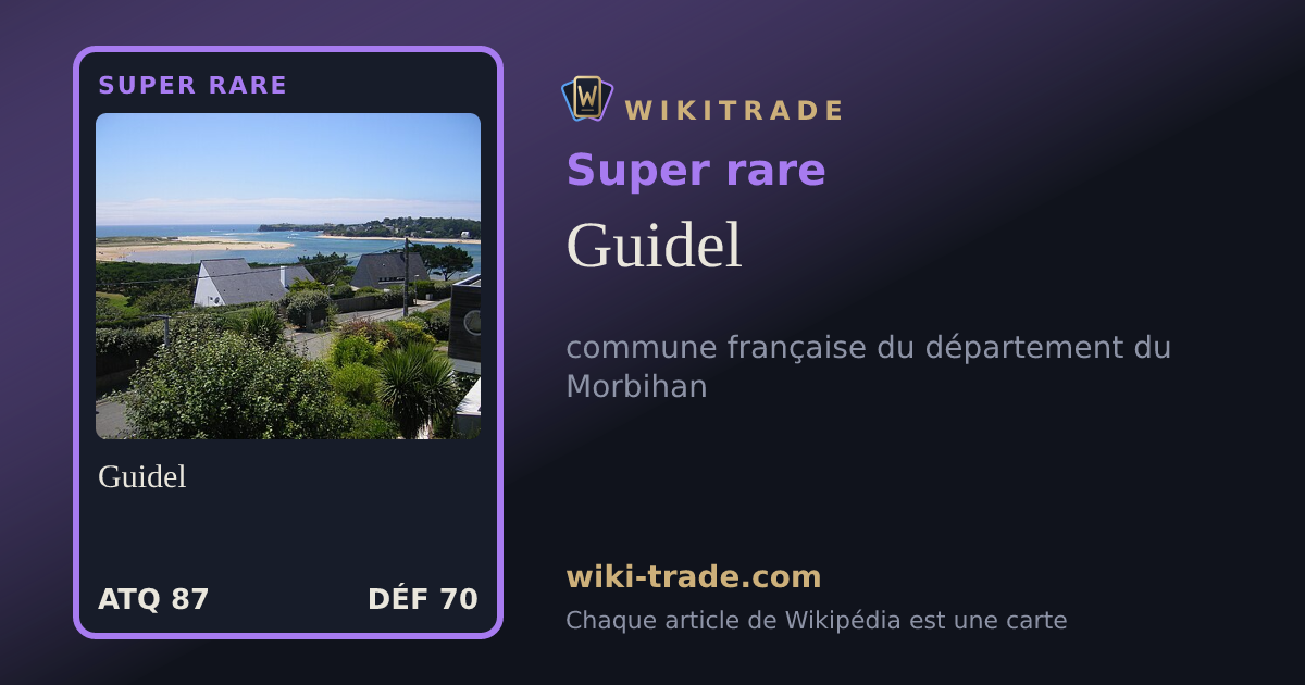 Guidel — carte Super rare
