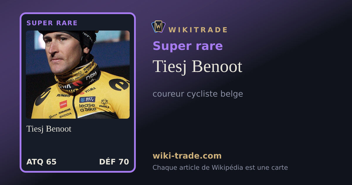 Tiesj Benoot — carte Super rare