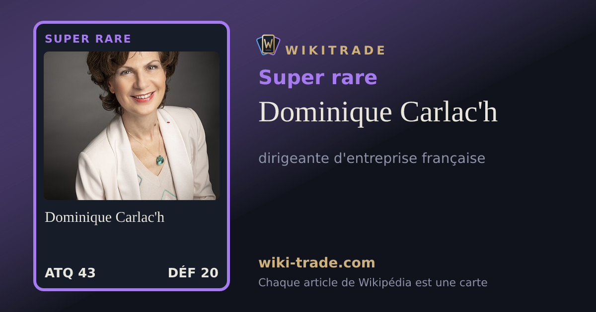 Dominique Carlac'h — carte Super rare