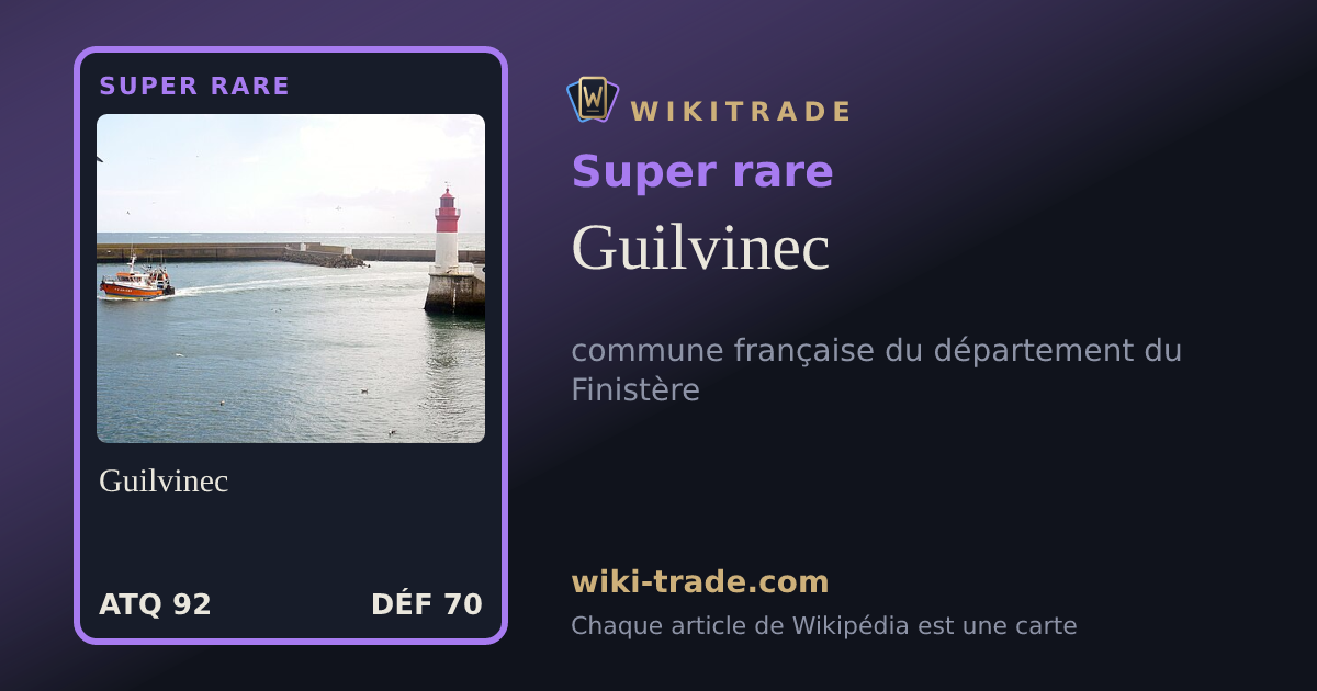 Guilvinec — carte Super rare