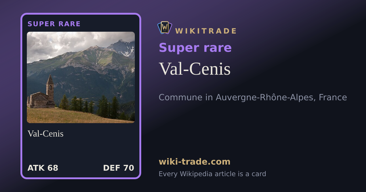 Val-Cenis — Super rare card