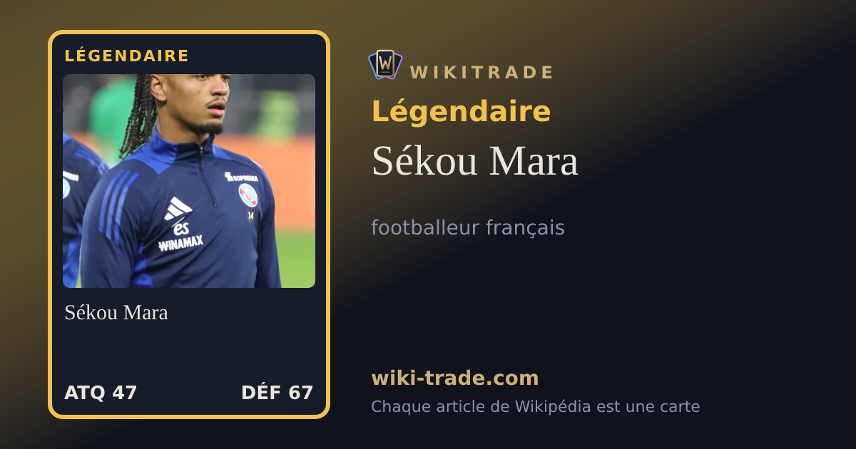Sékou Mara — carte Légendaire