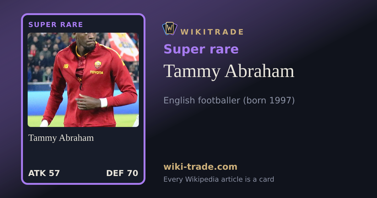 Tammy Abraham — Super rare card