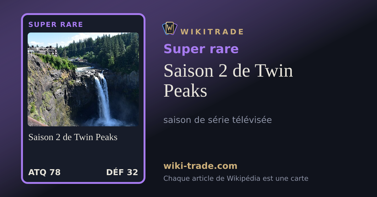 Saison 2 de Twin Peaks — carte Super rare