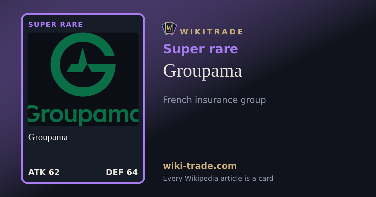Groupama — Super rare card