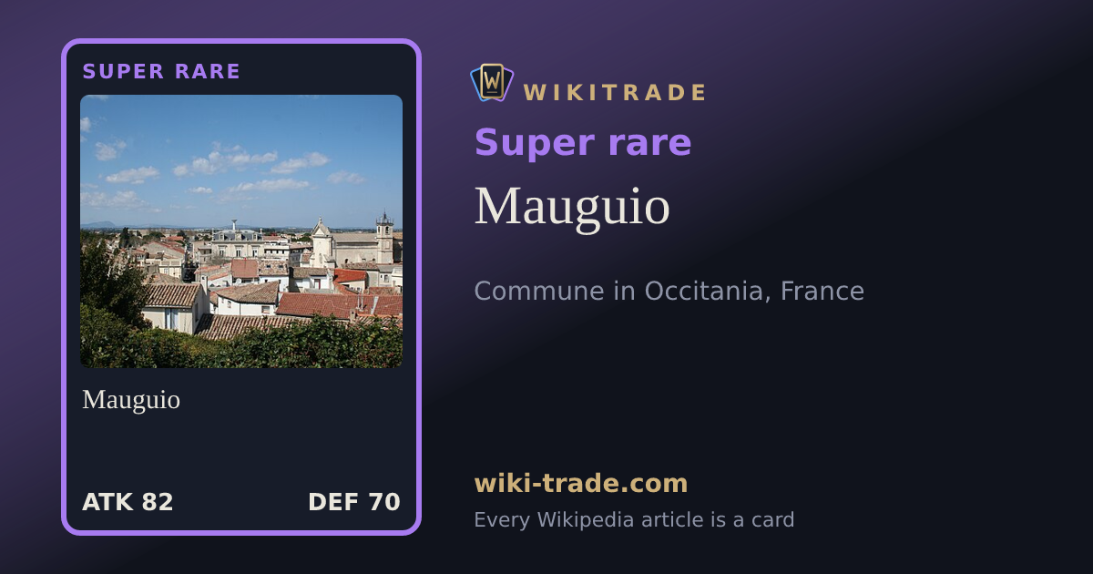 Mauguio — Super rare card