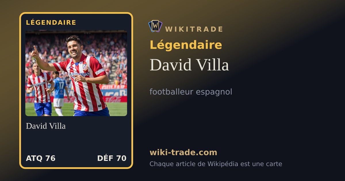 David Villa — carte Légendaire