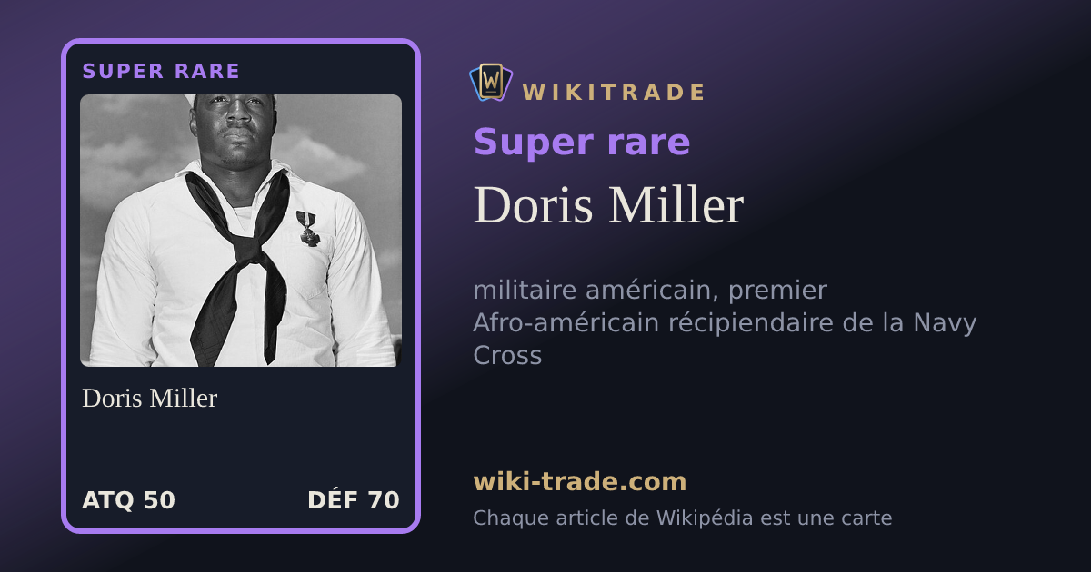 Doris Miller — carte Super rare