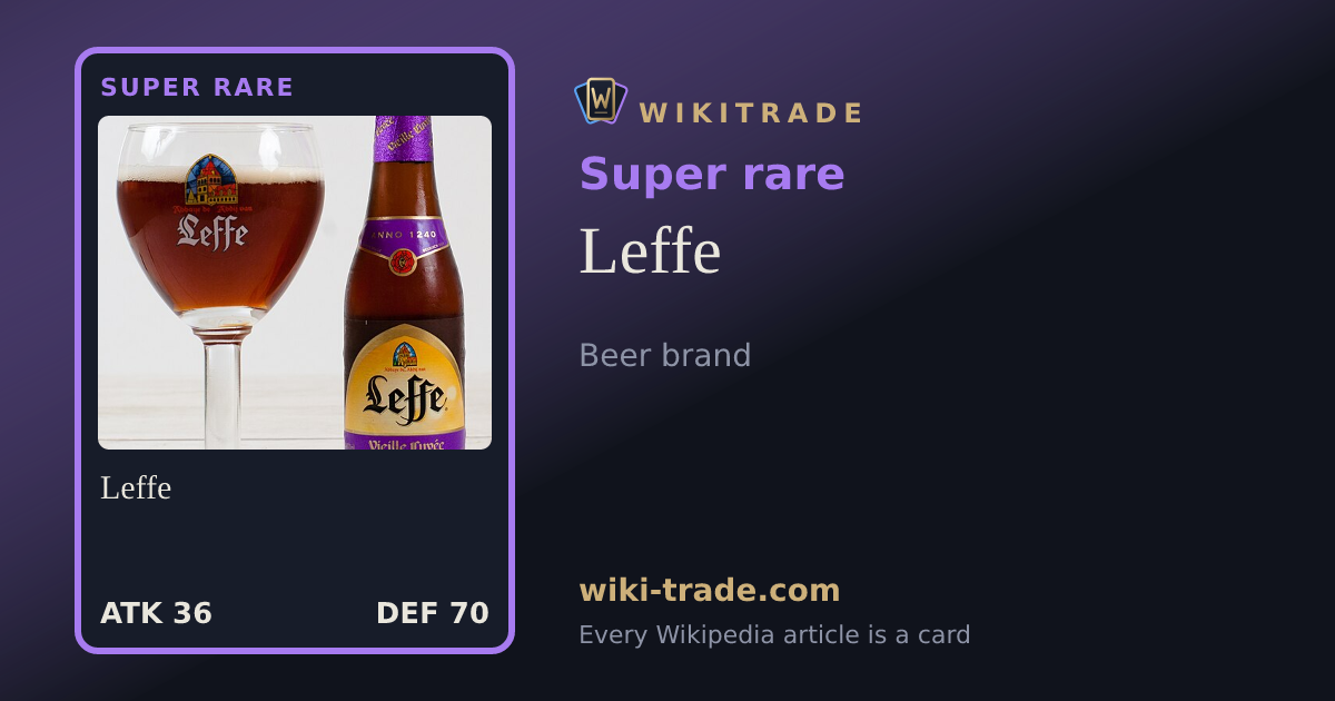 Leffe — Super rare card