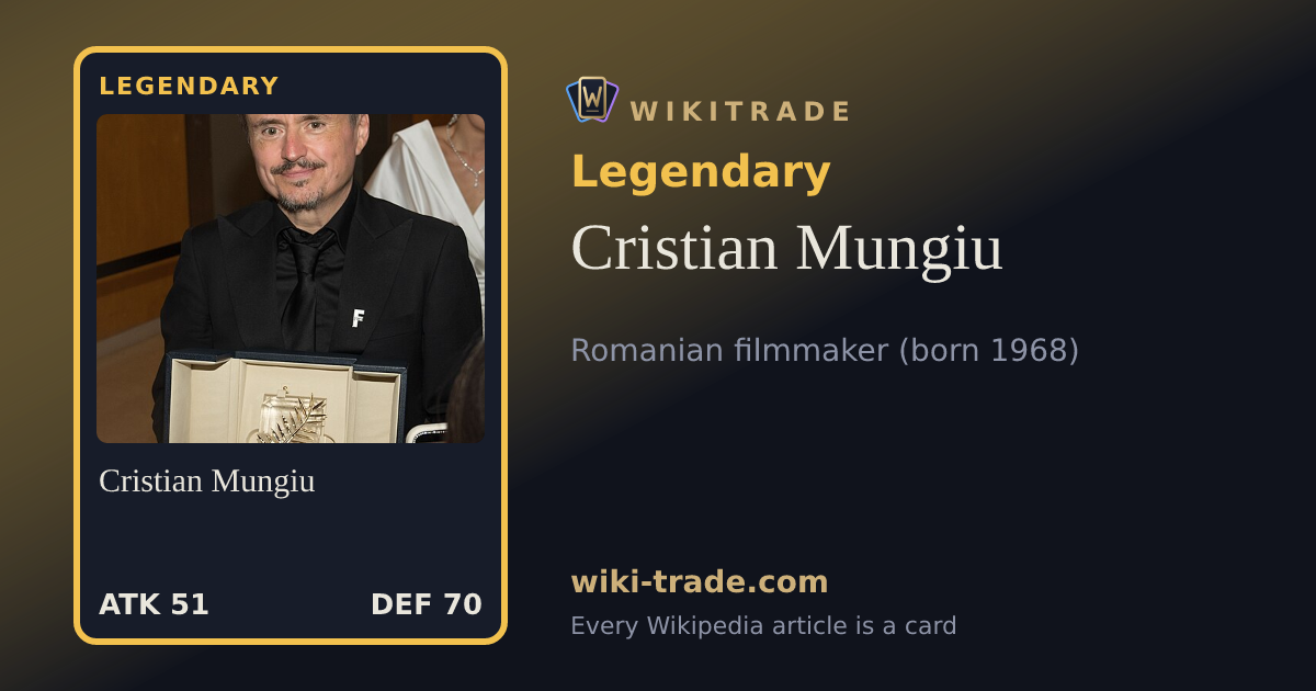 Cristian Mungiu — Legendary card